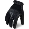 Ironclad Tactical Pro Gloves, Touch Screen, Neoprene Padded Knuckle, Terry Cloth Sweat Wipe, TPR Hook & Loop Closure, Medium Black
