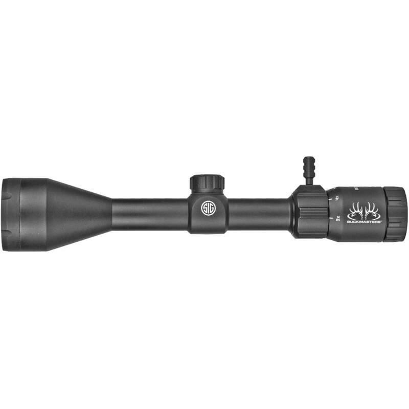 SIG SAUER Buckmasters 3-9x50mm 1″ Tube Second Focal Plane/SFP/F2 Durable Shockproof Waterproof Fogproof Black Riflescope
