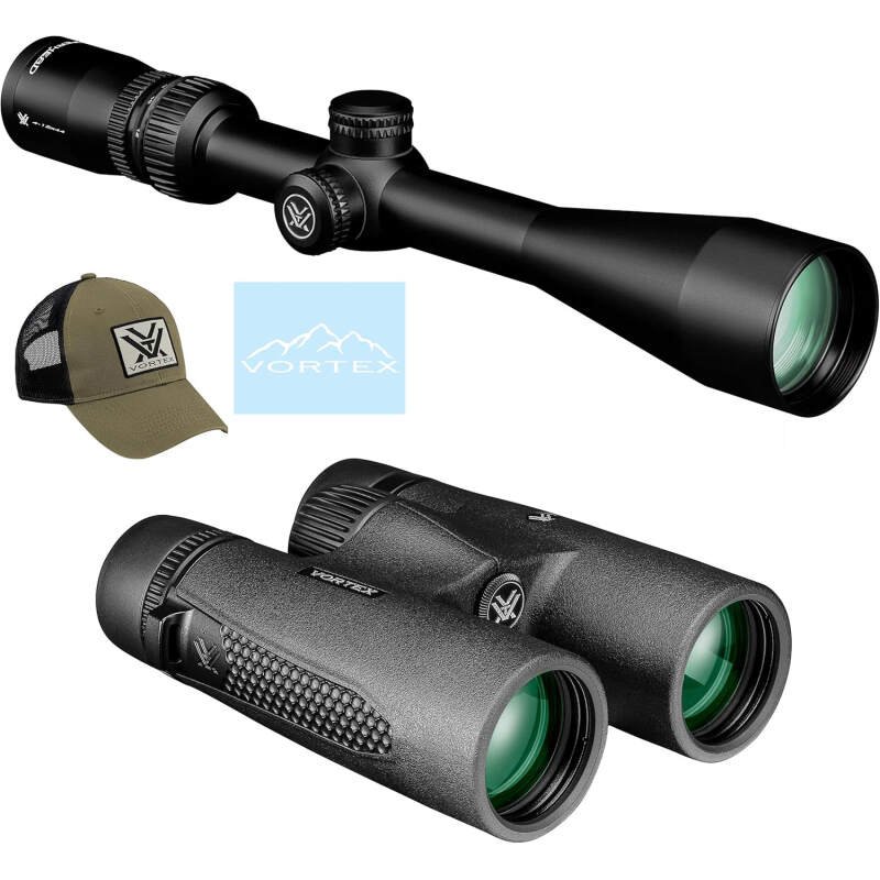 Vortex Optics Copperhead Second Focal Plane Riflescope & Copperhead HD 10×42 Binoculars Bundle