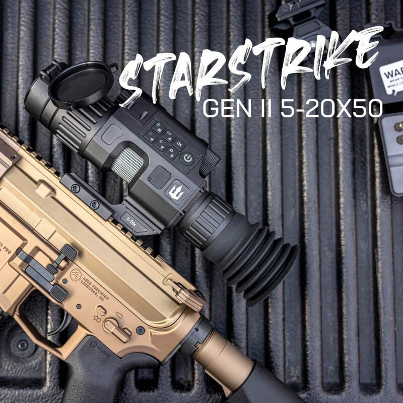 Triton StarStrike Gen II 5-20x HD Night Vision Rifle Scope | IR Infrared Scope