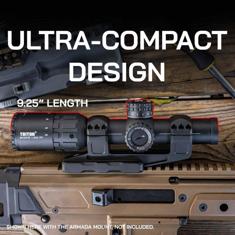 Triton Navigator+ First Focal Plane FFP LPVO Rifle Scope