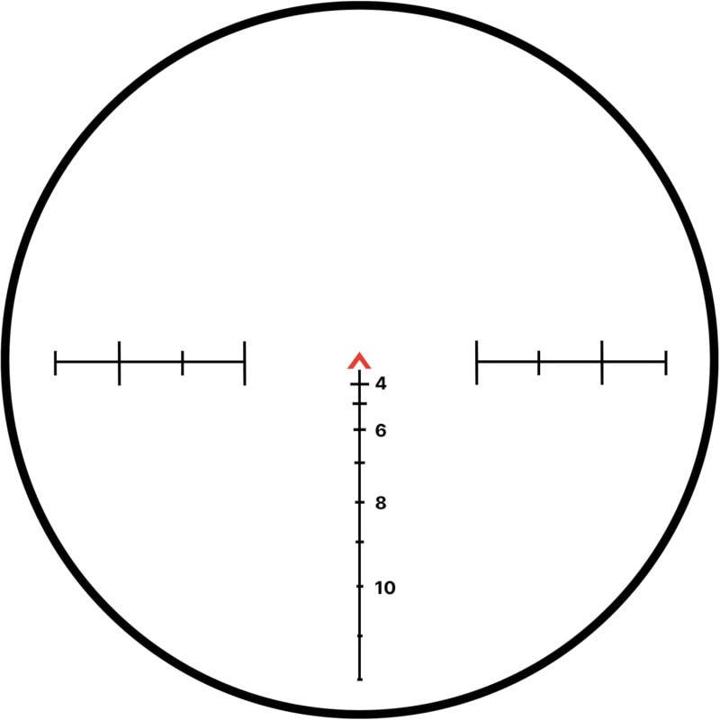 Saturn 4×32 Tactical Rifle Scope, Chevron, BDC .223/5.56, with Removable Picatinny Rail