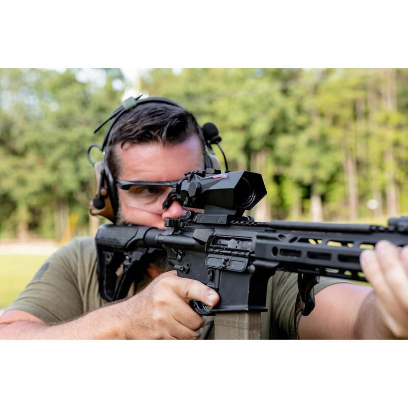 Saturn 4×32 Tactical Rifle Scope, Chevron, BDC .223/5.56, with Removable Picatinny Rail