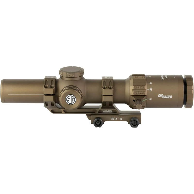 SIG SAUER Tango-MSR LPVO 1-10X28mm 34mm Tube F2/SFP MSR BDC-10 Reticle Durable Scockproof Waterproof Fogproof Hunting Rifle Scope, Alpha-MSR Mount, Lens Covers & Throw Lever Included