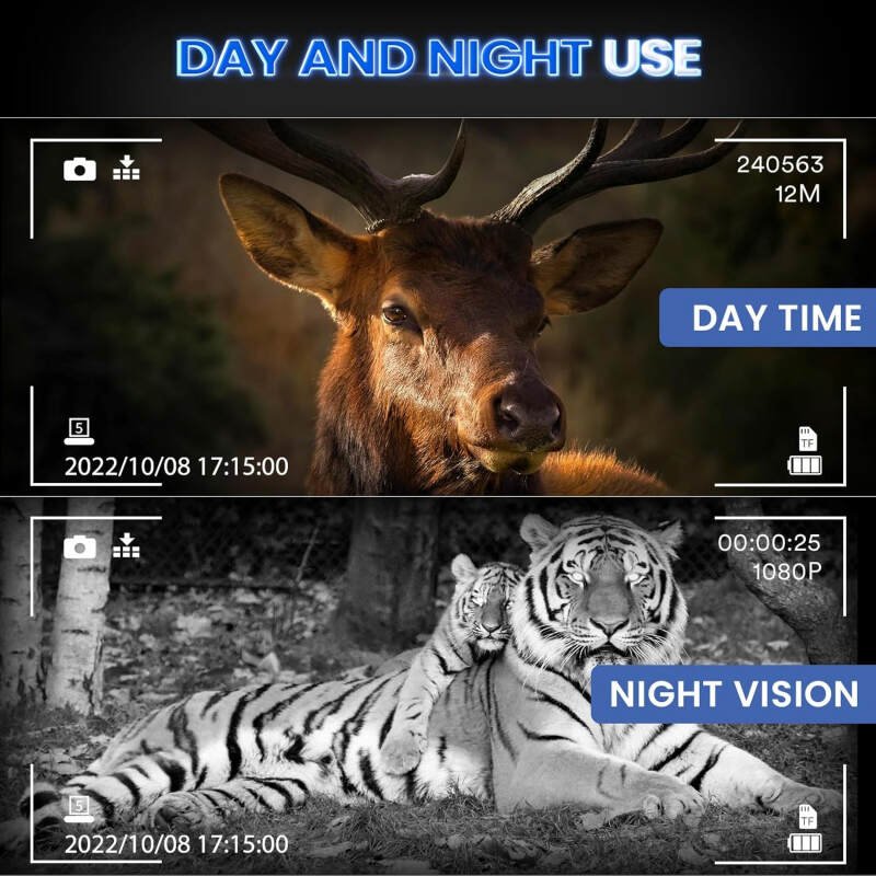 Night Vision Goggles Head Mounted, 1312FT Night Vision Binoculars Compatible with Military Tactical Helmet, Infrared Long Focus 8X Digital Zoom/32GB SD Card, black