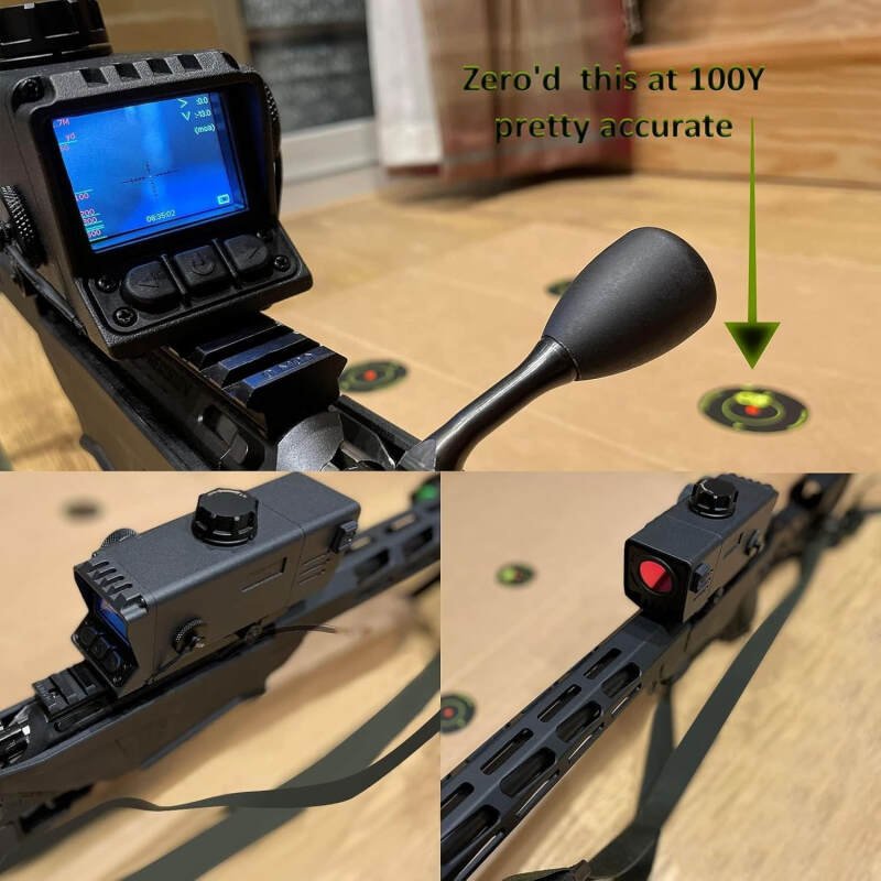 Night Vision Scope – Night Vision Rifle Scope with IR850 Infrared Illuminator, MOA, Recording, and Range Replaceer, Tactical monocular, Military Grade, Compact Device with Crosshair