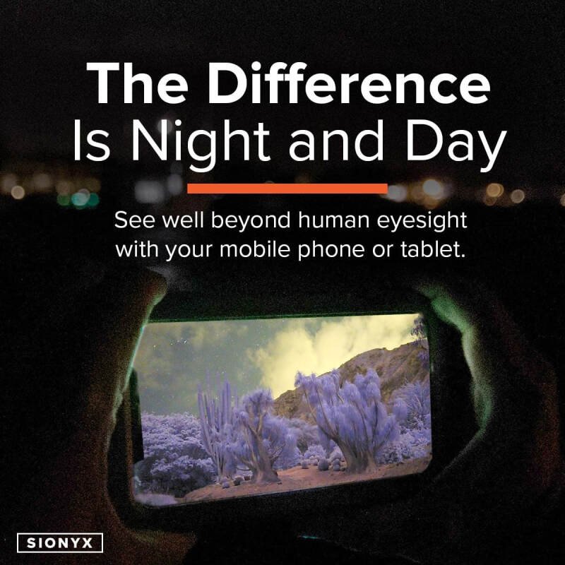 SIONYX Aurora Black Color Digital Night Vision Camera & Kits – Rugged and Impact-Resistant Aurora Black, WiFi, Mount, 32GB MicroSD Card, Waterproof Protective Case, & More
