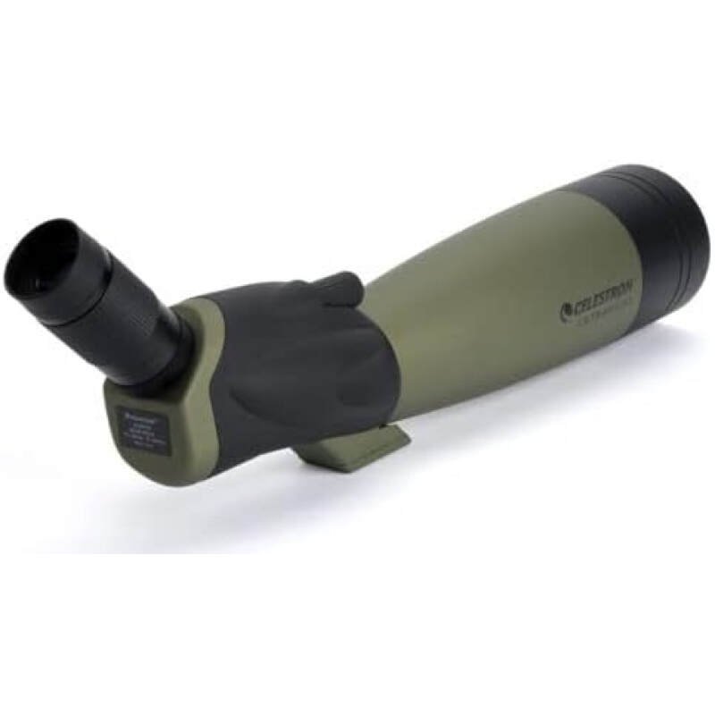 Celestron – Ultima 100 Angled Spotting Scope – 22-66x Zoom Eyepiece – Multi-Coated Optics for Bird Watching, Wildlife, Scenery and Hunting – Waterproof & Fogproof– Includes Soft Carrying Case