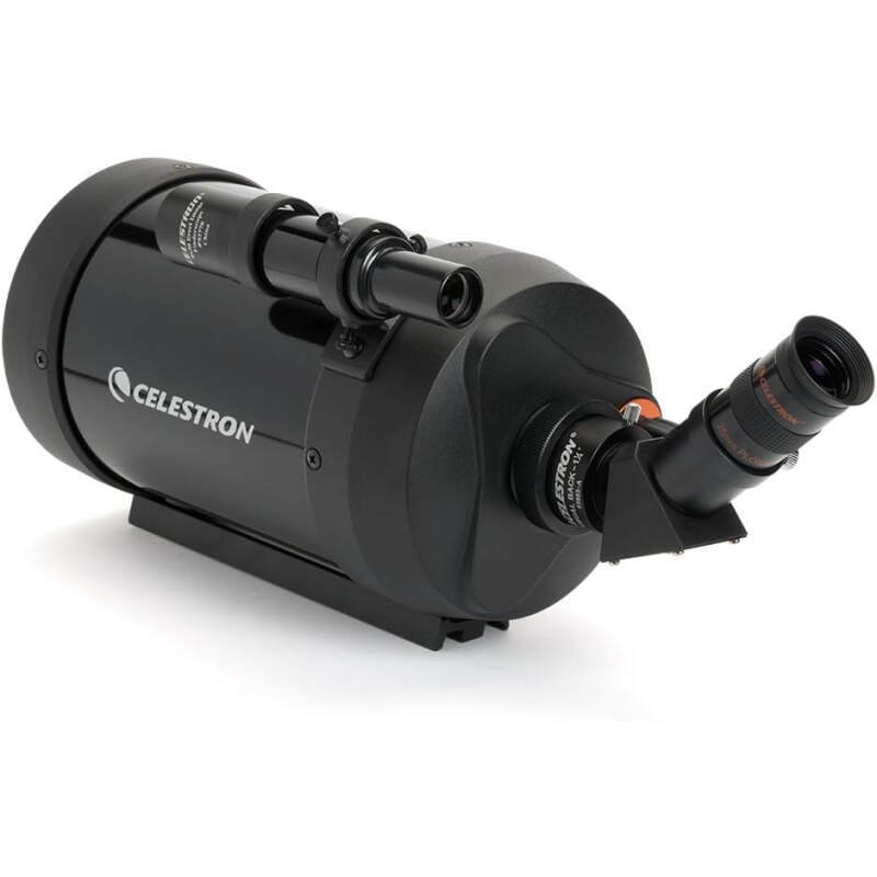 Celestron – C5 Angled Spotting Scope – Schmidt-Cassegrain Spotting Scope – Great for Long Range Viewing – 50x Magnification with 25mm Eyepiece – Multi-Coated Optics – Rubber Armored