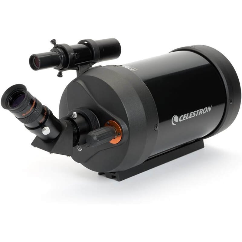 Celestron – C5 Angled Spotting Scope – Schmidt-Cassegrain Spotting Scope – Great for Long Range Viewing – 50x Magnification with 25mm Eyepiece – Multi-Coated Optics – Rubber Armored