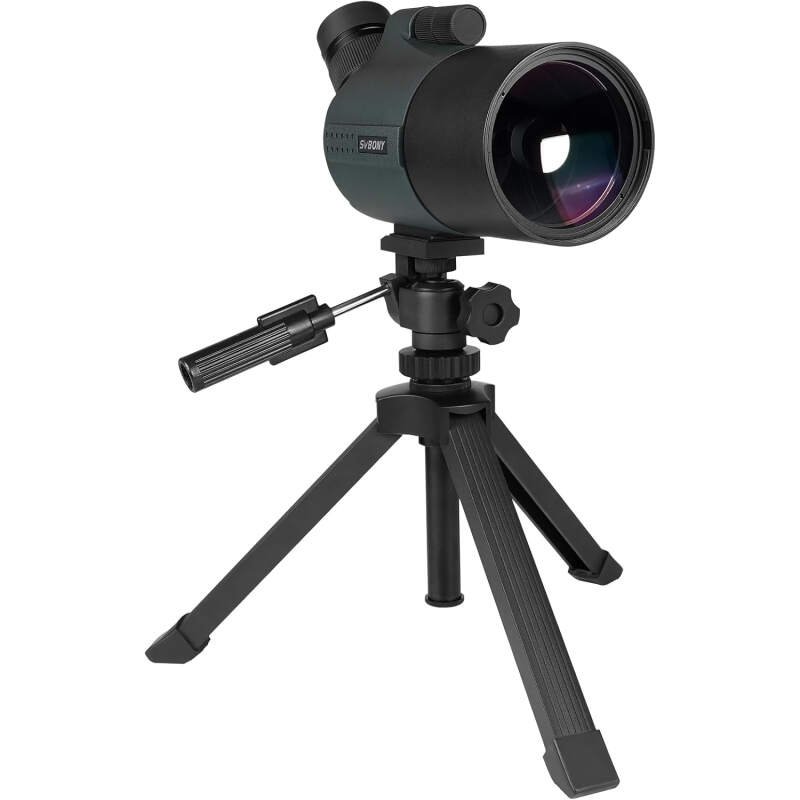 SVBONY SV41Pro Mak Spotting Scopes, 28-84x80mm Spotter Scope with Fully Multi-Coated & 1.25″ Detachable Eyepiece, Compatible with WiFi Camera for Target Shooting, Bird Watching, Astronomy Beginners