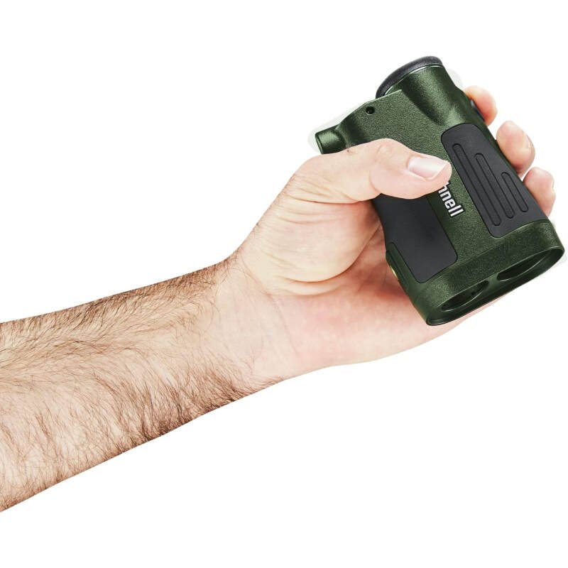 Bushnell Prime 1500 Hunting Laser Rangefinder 6x24mm – Bow & Rifle Modes, BDC Readings, Crystal Clear Optic Protected by Exo Barrier