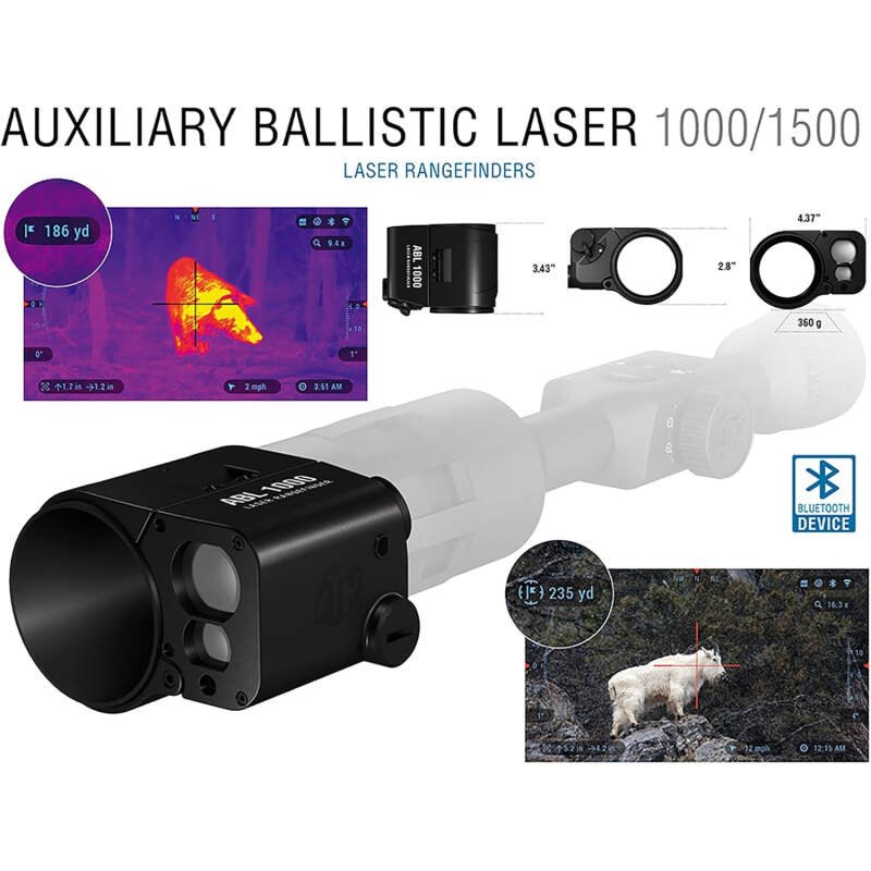ATN Auxiliary Ballistic Smart Laser Rangefinder w/Bluetooth