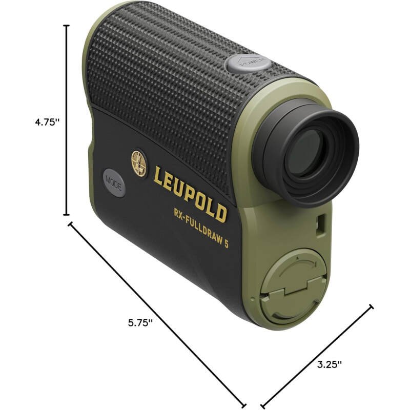 Leupold RX-FullDraw 5 Rangefinder with DNA with Black/Green OLED