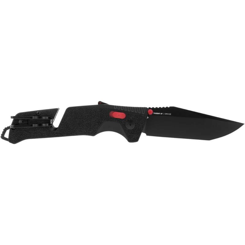 SOG Trident at Ambidextrous Professional Tanto Folding Knives | Heat-Treated CRYO D2 3.75″ Stainless Steel Blade