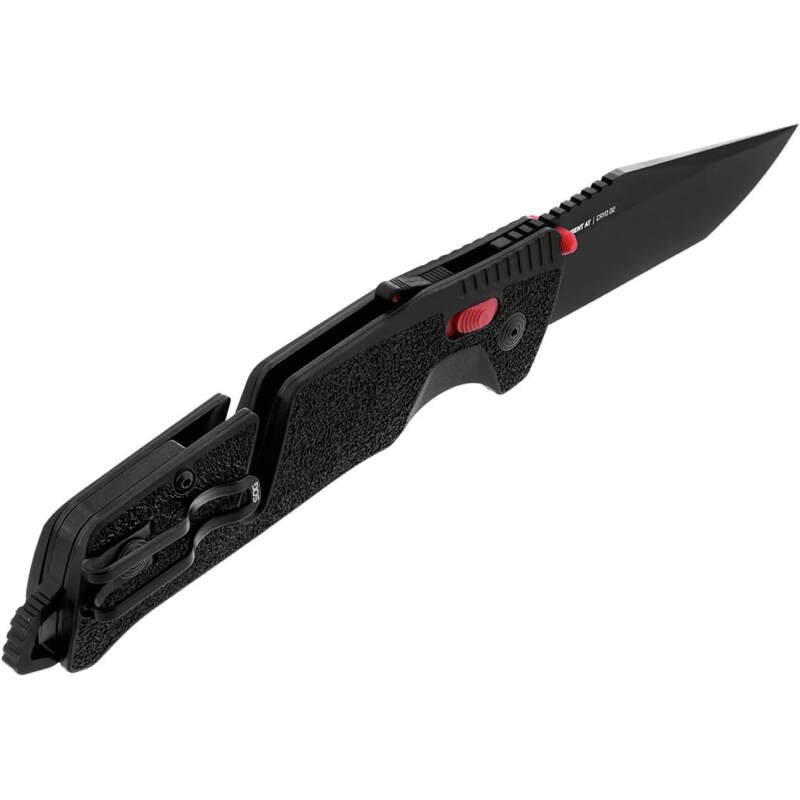 SOG Trident at Ambidextrous Professional Tanto Folding Knives | Heat-Treated CRYO D2 3.75″ Stainless Steel Blade