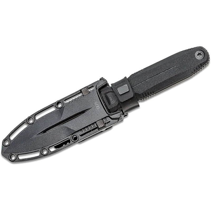SOG Pentagon FX Professional Hard-Use Full-Sized Fixed Blade Knife for Tactical Needs | CYRO S35VN Full-Tang Steel Blade