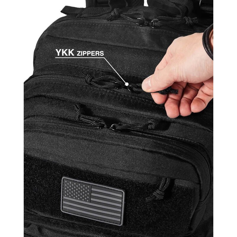 Falko Tactical Backpack 50L, 2.4x Stronger, Military Backpack, Heavy Duty Rucksack, Molle Large Backpack, Work, Outdoors