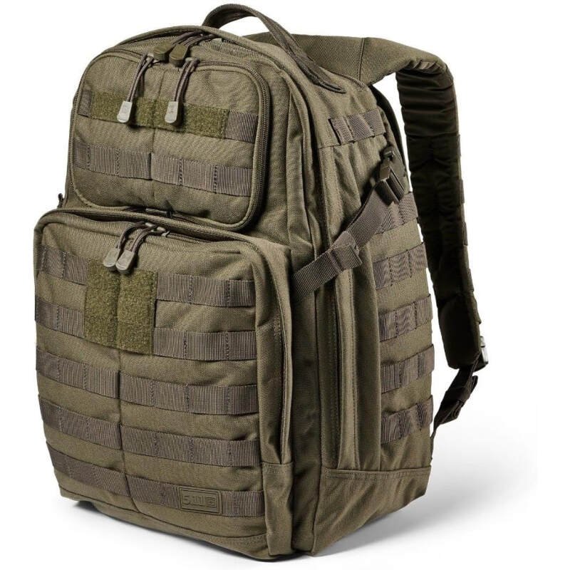 5.11 Tactical Backpack, RUSH 24 2.0 Military Survival Molle Back Pack with Laptop Compartment, 37L, Style 56563ABR/56564ABR
