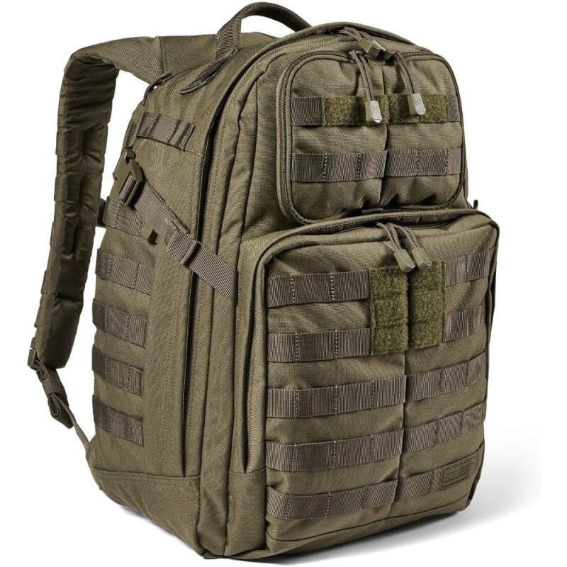 5.11 Tactical Backpack, RUSH 24 2.0 Military Survival Molle Back Pack with Laptop Compartment, 37L, Style 56563ABR/56564ABR