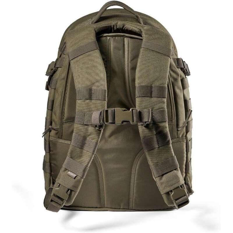 5.11 Tactical Backpack, RUSH 24 2.0 Military Survival Molle Back Pack with Laptop Compartment, 37L, Style 56563ABR/56564ABR