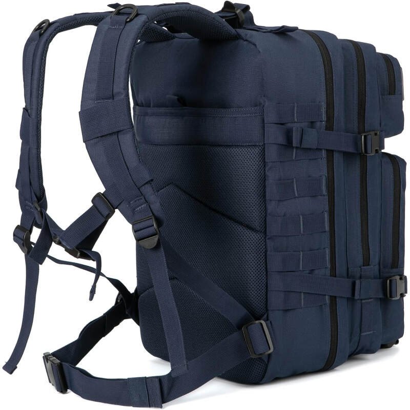 QT&QY 45L Military Tactical Backpacks Molle Army Assault Pack 3 Day Bug Out Bag Hiking Treeking Rucksack…