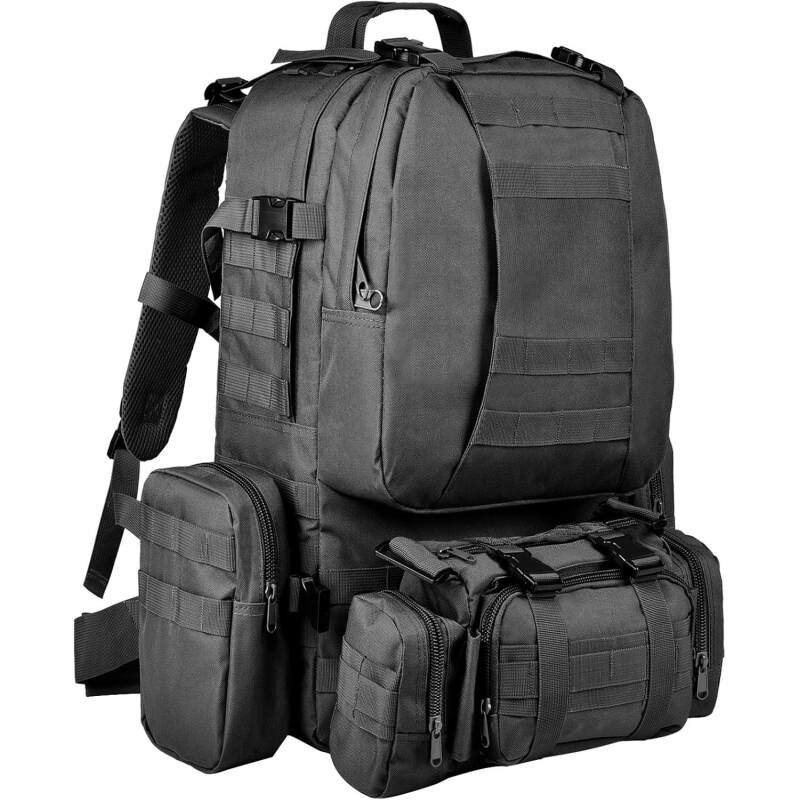 CVLIFE Tactical Backpack Military Army Rucksack 60L Large Assault Pack Detachable Molle Bag…