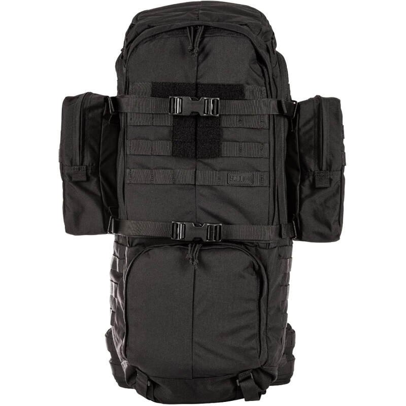 5.11 Tactical Military RUSH100 60L Deployment Backpack, Hydration & Storage Ready, Style 56555, Black, Large/X-Large: 35″-45″ Hip