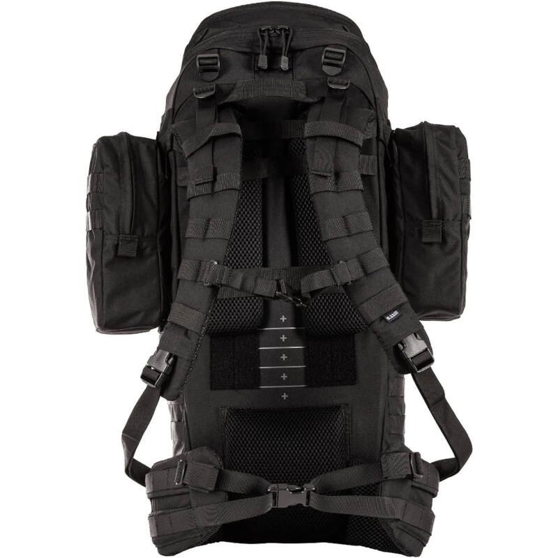 5.11 Tactical Military RUSH100 60L Deployment Backpack, Hydration & Storage Ready, Style 56555, Black, Large/X-Large: 35″-45″ Hip