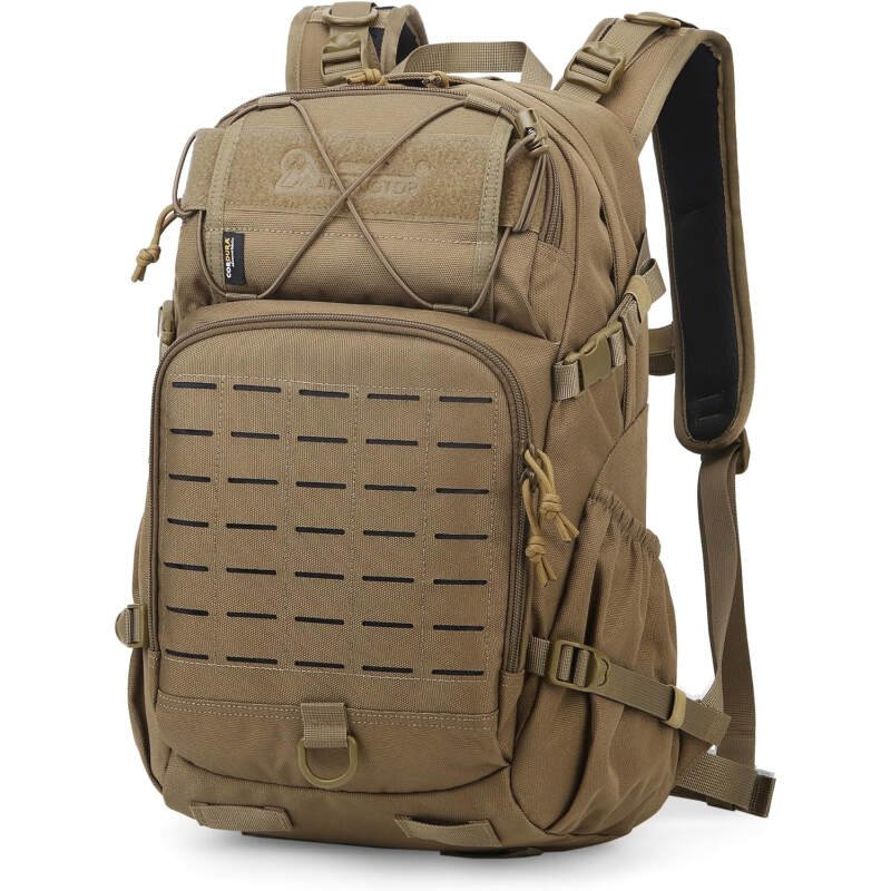 Mardingtop Tactical Military Backpack for Men,25L Molle Backpack, Cordura Backpack for Hiking,Camping