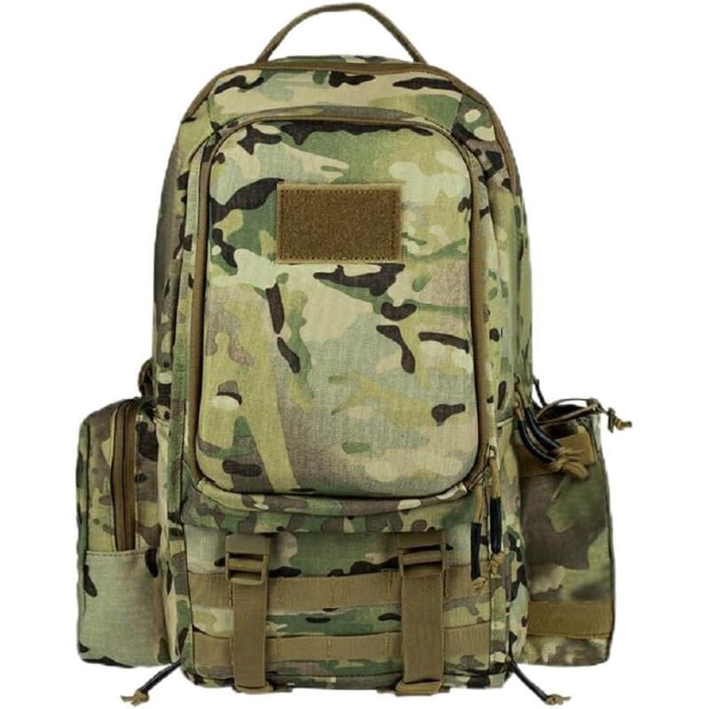 BOMTURN Great Tactical Backpack Military Men: 45L Army 3 Day Assault Bag Pack/CCW Bag/Molle Backpacks with Holster Waterproof
