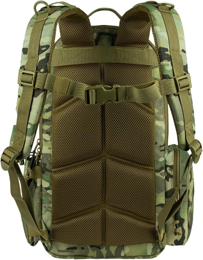 BOMTURN Great Tactical Backpack Military Men: 45L Army 3 Day Assault Bag Pack/CCW Bag/Molle Backpacks with Holster Waterproof