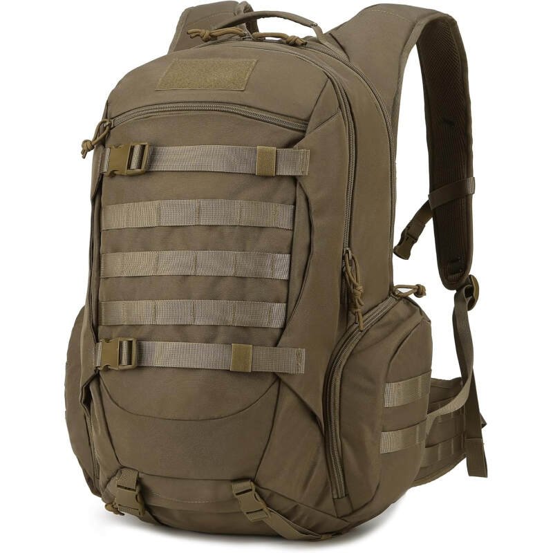Mardingtop 35L Tactical Backpacks Molle Hiking daypacks for Camping Hiking Military Traveling Motorcycle(With Rain-cover)