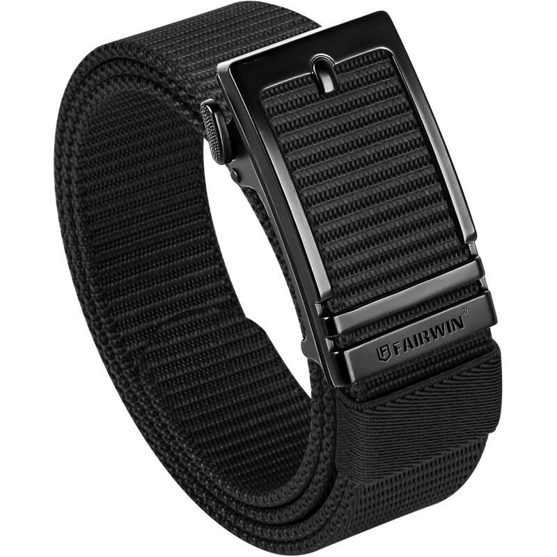 FAIRWIN Men’s Ratchet Belt – Nylon Web Work Belt with Automatic Buckle, Adjustable for Jeans, Pants, Golf, and Everyday Use