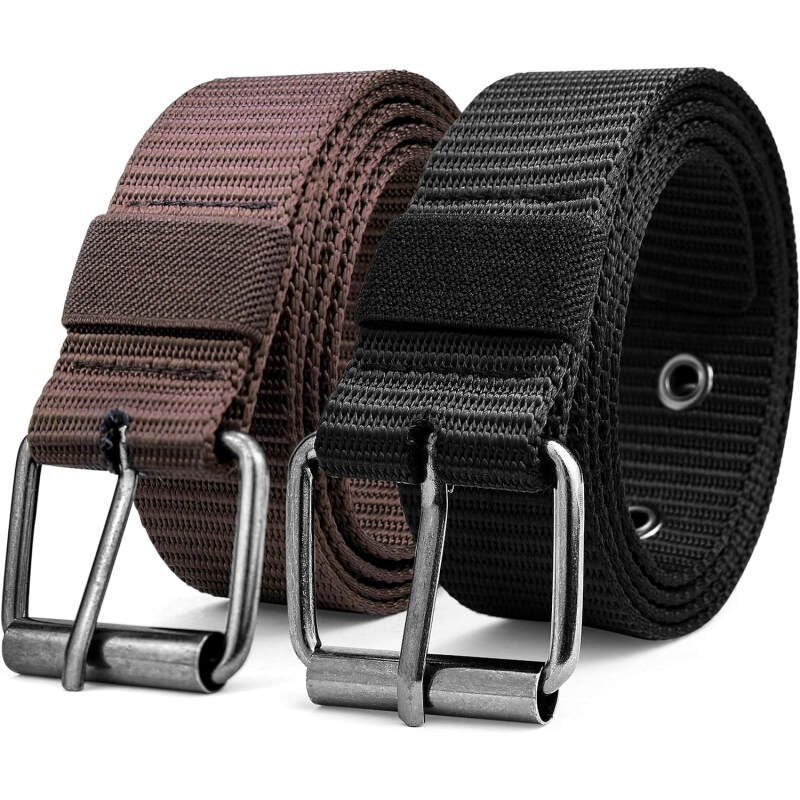 Nylon Belts for Men Tactical Mens Belt Black Duty Belts Hiking Brown Military Belt Adjustable Battle Belt Web Belt