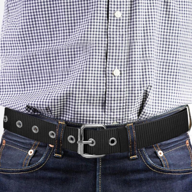 Nylon Belts for Men Tactical Mens Belt Black Duty Belts Hiking Brown Military Belt Adjustable Battle Belt Web Belt