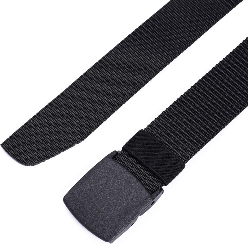 Mile High Life | Nylon Web Belt | Outdoor Military Belt | TSA YKK Safe Buckle Plastic/Metal