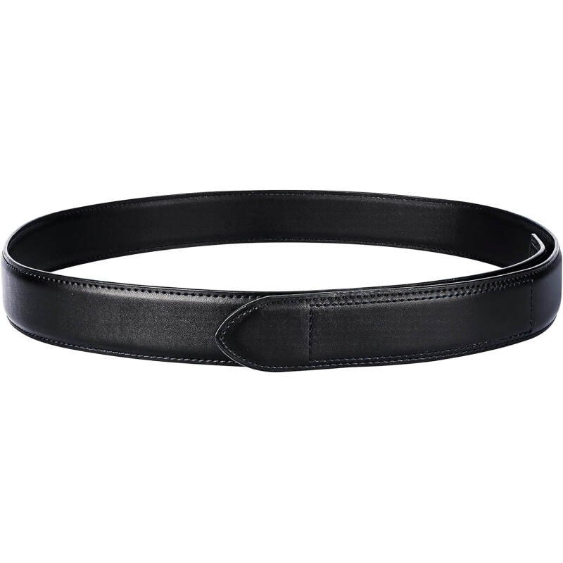 Mechanic Belt Buckleless No Scratch Genuine Leather Belt 1 3/8″ Hook and Loop Technician Movers Work Belt Travel Belt