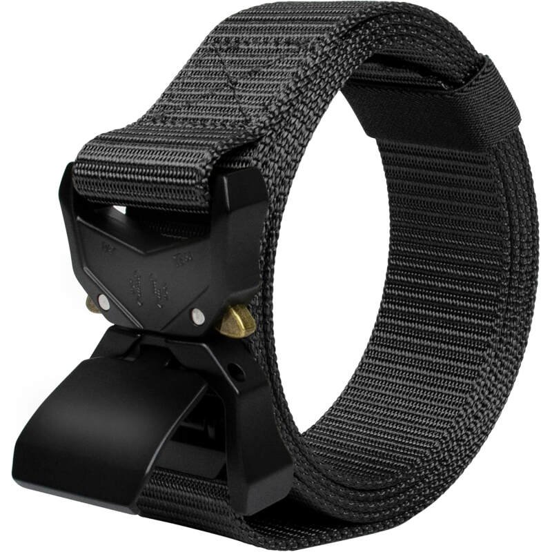 WOLFHUNT Mens Tactical Belt, Nylon Hunting Belt Heavy Duty Metal Buckle, Military Hiking Rigger 1.5″ Work Belt Quick-Release