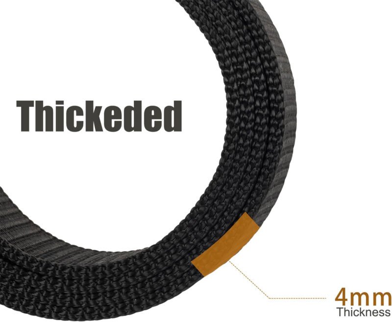 Ratchet Tactical Belt for Men – Nylon Web Work Belt with Auto Slide Buckle for Outdoor Hunting Hiking