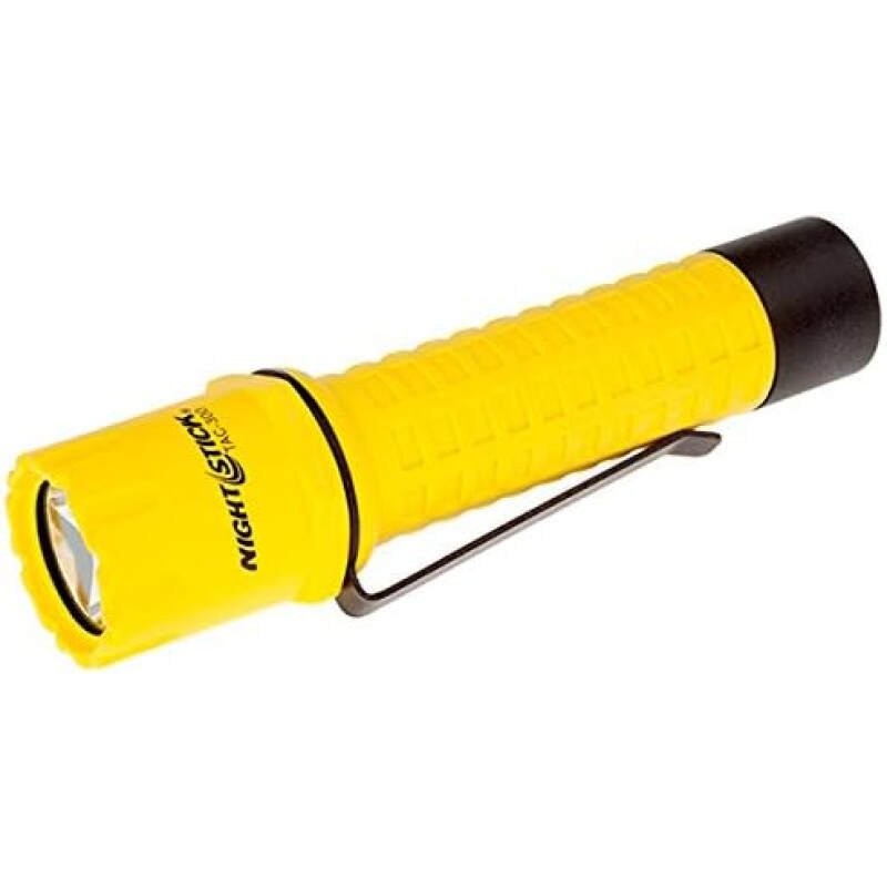 Nightstick TAC-300Y Polymer Tactical Flashlight-Non-Rechargeable, 5.5-Inch, Yellow