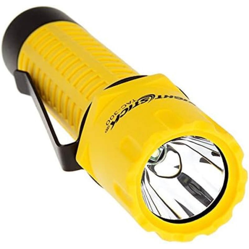 Nightstick TAC-300Y Polymer Tactical Flashlight-Non-Rechargeable, 5.5-Inch, Yellow