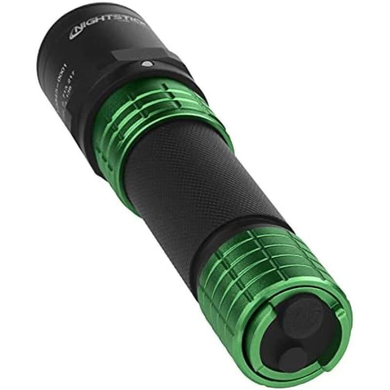 Nightstick USB-578XL-G Metal Dual-Light™ Rechargeable Flashlight w/Holster – Green