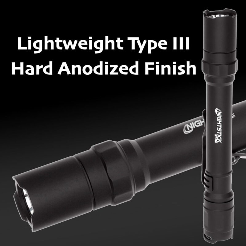 Nightstick MT-220 Mini-TAC PRO Metal Multi-Function LED Flashlight-2 AA, 6-Inch, Black