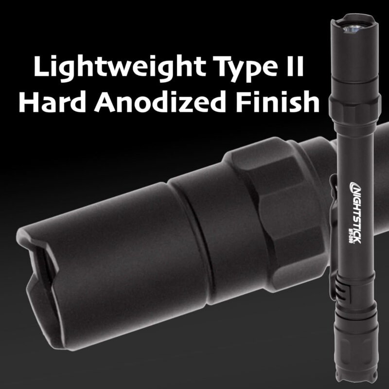 Nightstick MT-200 Mini-TAC PRO Metal Multi-Function LED Flashlight-2 AAA, 5.5-Inch, Black