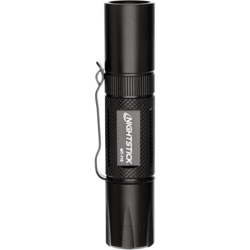 Nightstick MT-110 Mini-TAC Metal LED Flashlight-1 AA, 3.9-Inch, Black