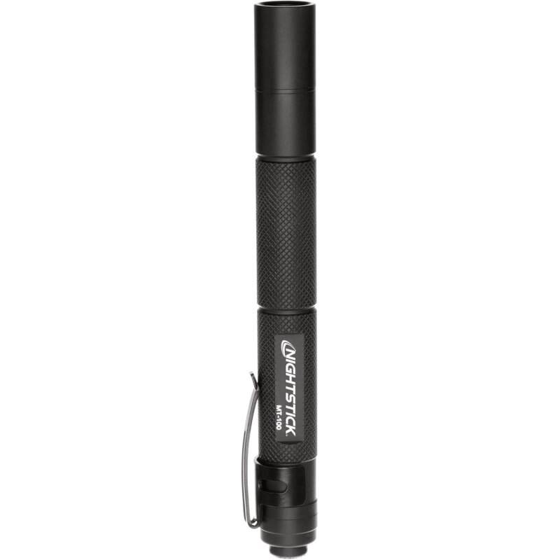 Nightstick MT-100 Mini-TAC Metal LED Flashlight-2 AAA, 5.4-Inch, Black