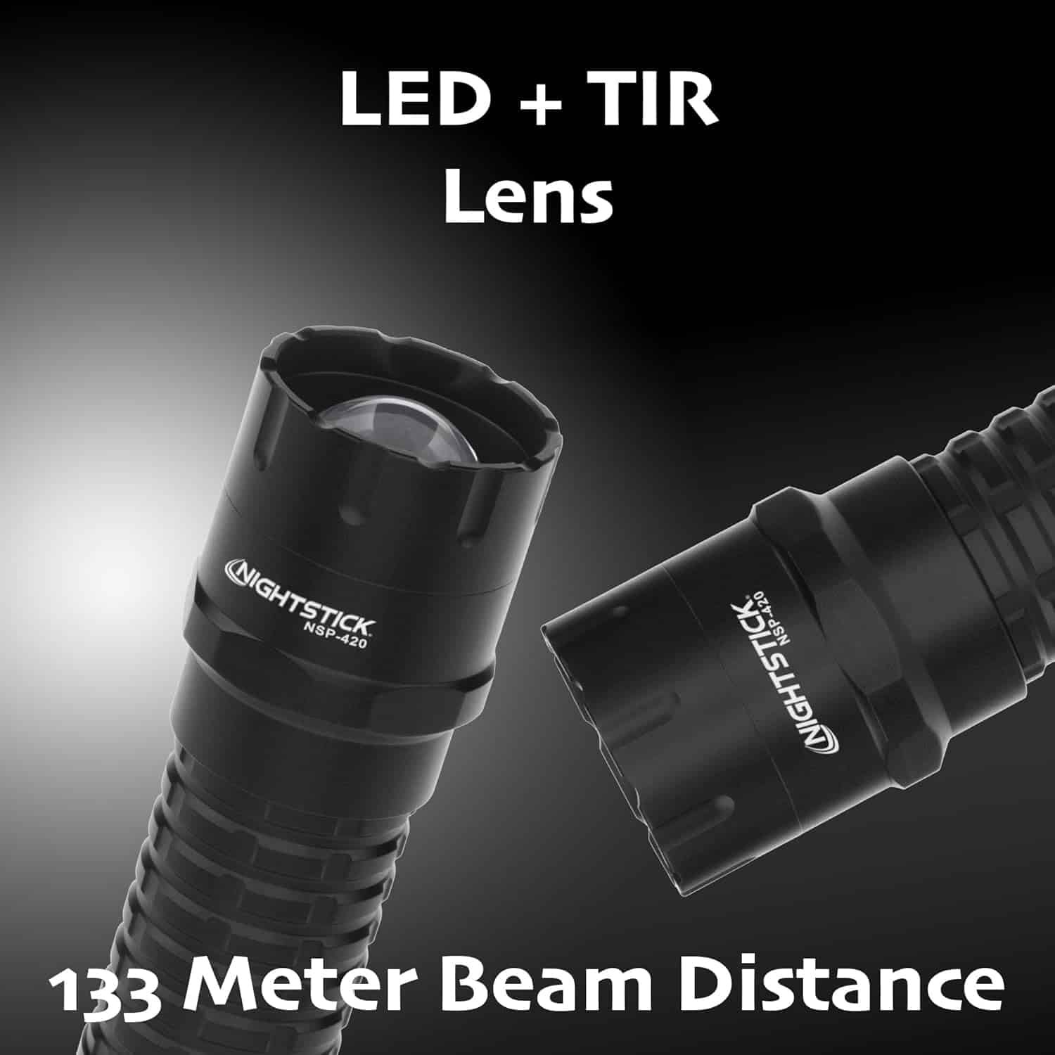 Nightstick NSP-420 Adjustable Beam Flashlight, 3 AAA, Black