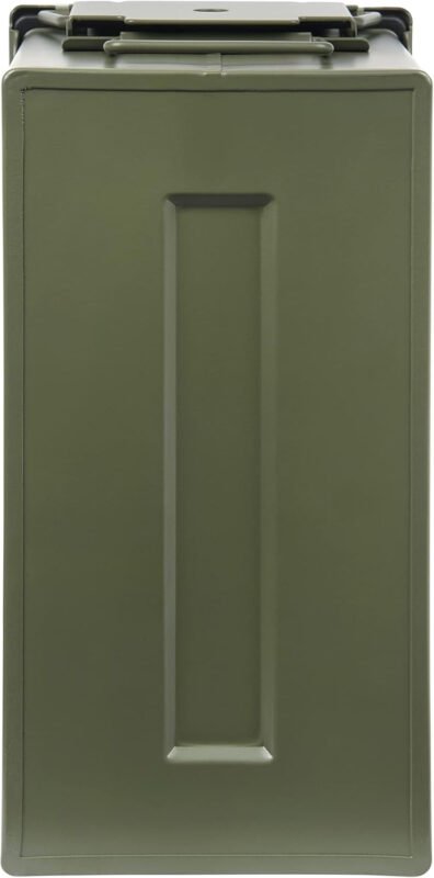 Allen Company Classic Steel Ammo Box, Lockable & Waterproof Lid, 2 Sizes: .30 / .50 Caliber, Army Green