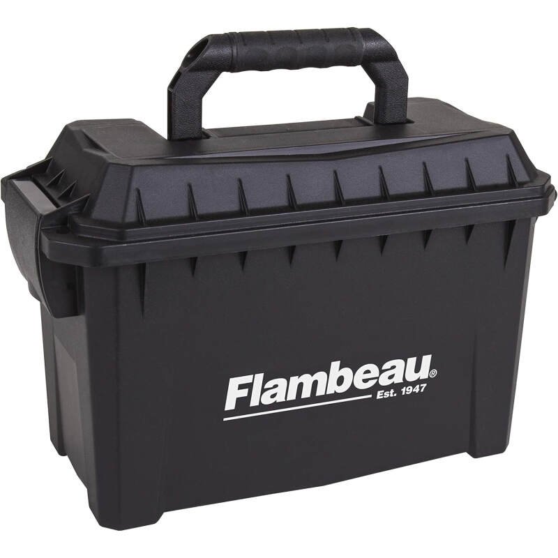 Flambeau Outdoors 6415SB Compact Ammo Can, Portable Ammo Storage